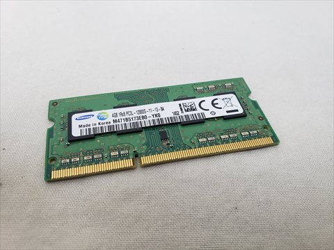 204Pin 1600(PC3L-12800) 4GB DDR3L S.O.DIMM 各サイトで併売につき売切れのさいはご容赦願います。
