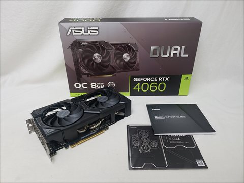 DUAL-RTX4060-O8G 各サイトで併売につき売切れのさいはご容赦願います。