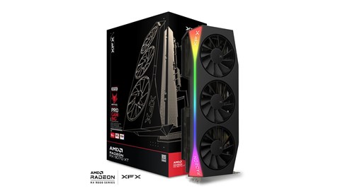 RX-97TRGBBB9-GP/E XFX Mercury AMD Radeon RX 9070XT OC Gaming Edition with RGB