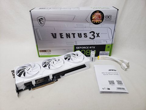 [保証確認] GeForce RTX 5080 16G VENTUS 3X OC WHITE 各サイトで併売につき売切れのさいはご容赦願います。