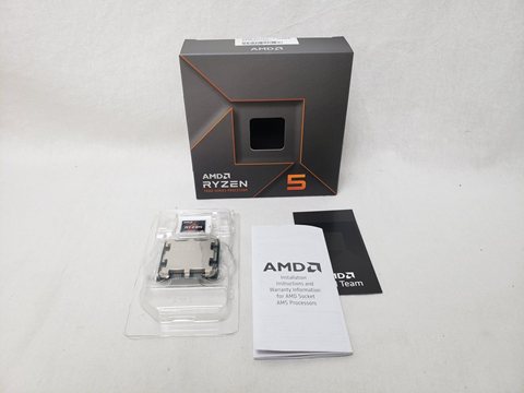 Ryzen5 7600X W/O Cooler (6C/12T、4.7GHz(最大5.3)、105W、L2+L3 Cache 38MB) 各サイトで併売につき売切れのさいはご容赦願います。