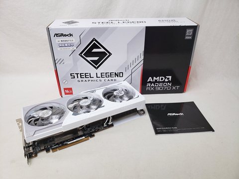[保証確認] RX 9070 XT STEEL LEGEND 16GB (RX9070XT SL 16G) 各サイトで併売につき売切れのさいはご容赦願います。
