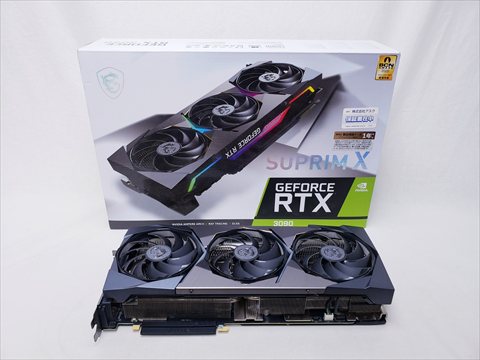 [保証確認] GeForce RTX 3090 SUPRIM X 24G 各サイトで併売につき売切れのさいはご容赦願います。