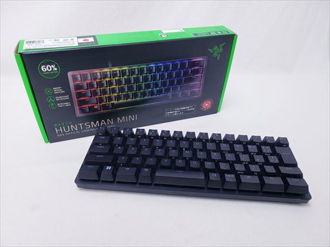 Huntsman Mini JP - Linear Optical Switch ブラック 各サイトで併売につき売切れのさいはご容赦願います。