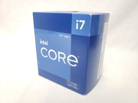 Core i7-12700 BOX (P-core 8(2.1GHz)+E-core 4(1.6GHz)/20スレッド/Smart Cache 25MB/TDP65W 各サイトで併売につき売切れのさいはご容赦願います。