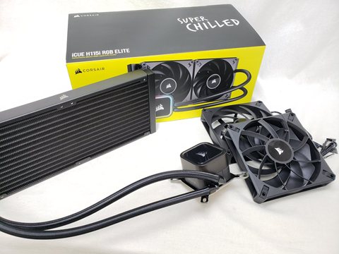 iCUE H115i RGB ELITE (CW-9060059-WW) 各サイトで併売につき売切れのさいはご容赦願います。