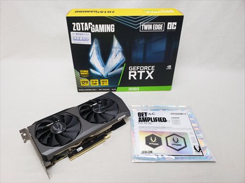 ZTRTX3060TWINEDGEOC-12GBGDR6/ZT-A30600H-10M 各サイトで併売につき売切れのさいはご容赦願います。
