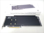 FUS-SSD-8X4-E4S　M.2 8x4 Silent PCIe 4.0 x16 Card 各サイトで併売につき売切れのさいはご容赦願います。