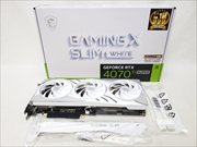 [保証確認] GeForce RTX 4070 Ti SUPER 16G GAMING X SLIM WHITE 各サイトで併売につき売切れのさいはご容赦願います。