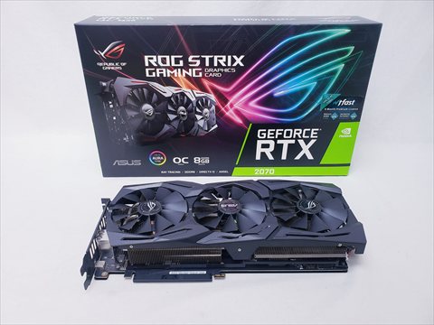 ROG-STRIX-RTX2070-O8G-GAMING 各サイトで併売につき売切れのさいはご容赦願います。