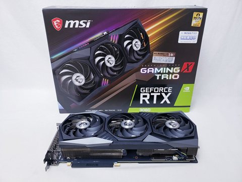 GeForce RTX 3080 GAMING X TRIO 10G 各サイトで併売につき売切れのさいはご容赦願います。