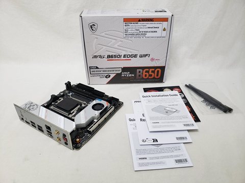 MPG B650I EDGE WIFI 各サイトで併売につき売切れのさいはご容赦願います。
