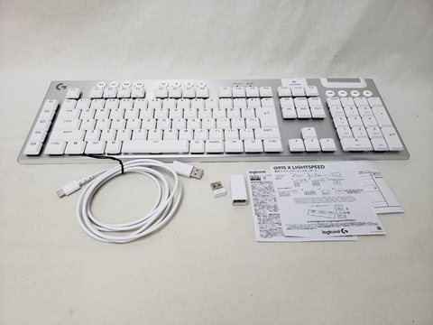 G915 X LIGHTSPEED ホワイト G915WLX-TCWH 各サイトで併売につき売切れのさいはご容赦願います。