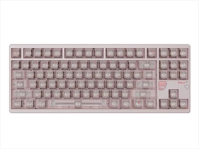 ATK × QK Hex80 Baby Pink TKL Magnetic Switch Keyboard 10月2日発売