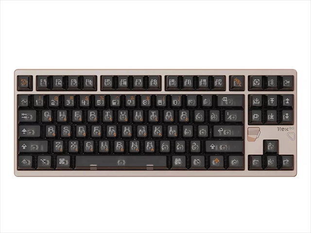 ATK × QK Hex80 Sand Gold TKL Magnetic Switch Keyboard 10月2日発売