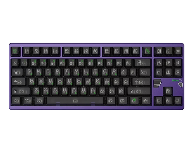 ATK × QK Hex80 Purple TKL Magnetic Switch Keyboard 10月2日発売