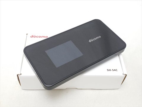 SH-54C Black /Wi-Fi STATION 【 docomo 国内版SIMフリー 】 各サイトで併売につき売切れのさいはご容赦願います。
