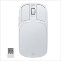 Digio2 MUS-RKF235W ホワイト 無線充電式スライド静音5ボタンBlueLEDマウス