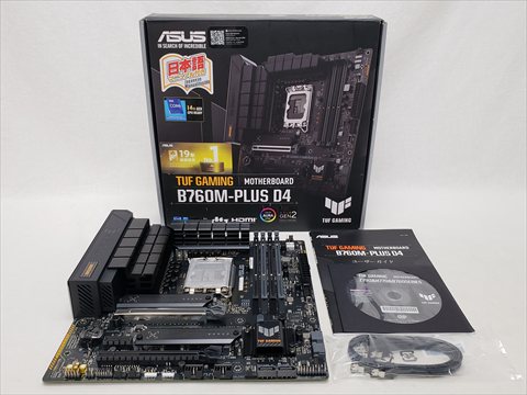 TUF GAMING B760M-PLUS D4 各サイトで併売につき売切れのさいはご容赦願います。