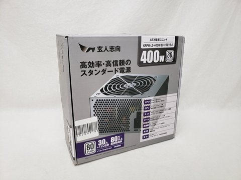 KRPW-L5-400W/80+/REV2.0 各サイトで併売につき売切れのさいはご容赦願います。