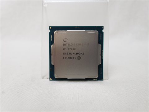 Core i7-7700K バルク (4.20GHz/ターボブースト時4.50GHz/4-core 8-thread/Total Cache 8MB/TDP91W/HD Graphics 630) 各サイトで併売につき売切れのさいはご容赦願います。