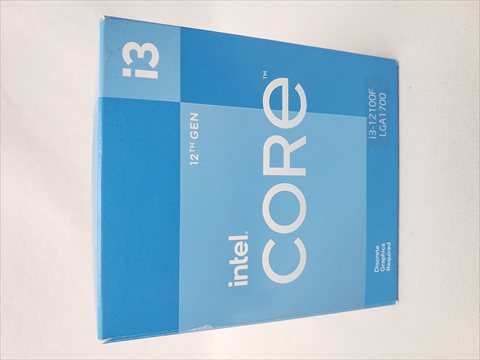 Core i3-12100F BOX (P-core 4(3.3GHz)/8スレッド/Single P Turbo(4.3GHz)/Smart Cache 12MB/TDP58W 各サイトで併売につき売切れのさいはご容赦願います。