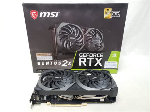 GeForce RTX 3070 VENTUS 2X 8G OC 各サイトで併売につき売切れのさいはご容赦願います。
