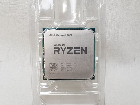 Ryzen 5 2600 バルク (6-core 12-thread/3.4GHz/3.9GHz/Total Cache 19MB/TDP65W) 各サイトで併売につき売切れのさいはご容赦願います。