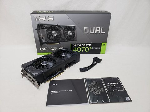[保証確認] DUAL-RTX4070TIS-O16G 各サイトで併売につき売切れのさいはご容赦願います。