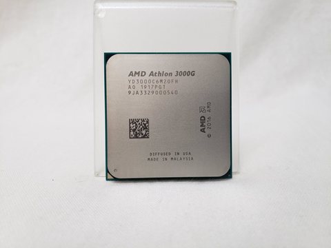 Athlon 3000G バルク (2-core 4-thread/3.5GHz/Total Cache 5MB/TDP35W/Radeon Vega3 Graphics) 各サイトで併売につき売切れのさいはご容赦願います。