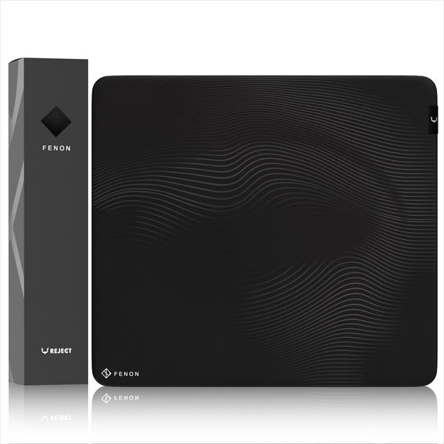 REJECT Gaming Mousepad FENON XL SOFT Chrono Black RGDPF001 9月12日発売
