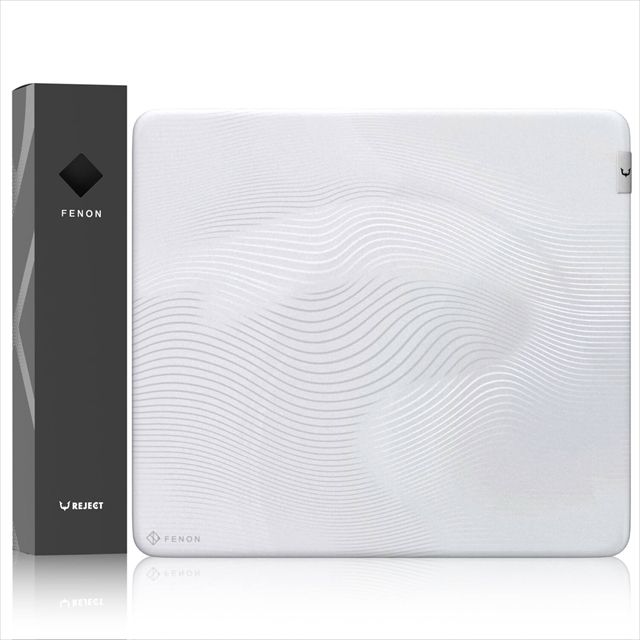 REJECT Gaming Mousepad FENON XL SOFT Moon White RGDPF002 9月12日発売