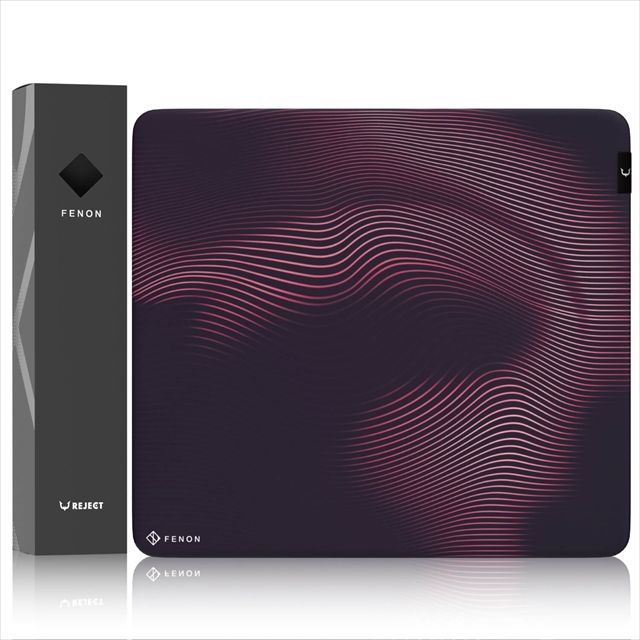 REJECT Gaming Mousepad FENON XL SOFT Pyxis Red RGDPF003 9月12日発売