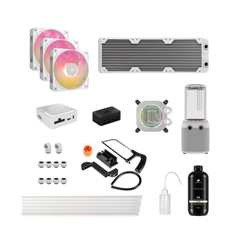 Hydro X Series iCUE LINK XH505i RGB Custom Cooling Kit - White (CX-9070019-WW) 