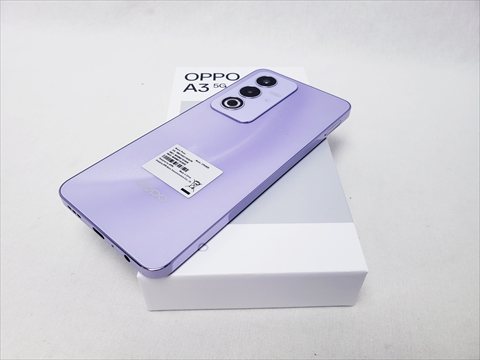 OPPO A3 5G パープル /CPH2639 【楽天版 SIMFREE】 各サイトで併売につき売切れのさいはご容赦願います。