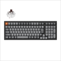 K4M-A3-US K4 Max QMK ワイヤレスカスタム・メカニカルキーボード - WHITE LED - US配列（テンキー付） / Keychron Super スイッチ茶軸