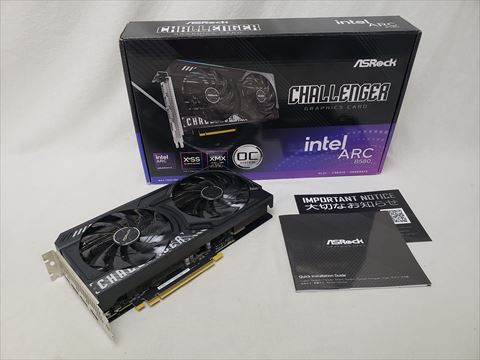 Intel Arc B580 Challenger 12GB OC (B580 CL 12GO) 各サイトで併売につき売切れのさいはご容赦願います。