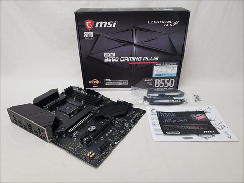 MPG B550 GAMING PLUS 各サイトで併売につき売切れのさいはご容赦願います。