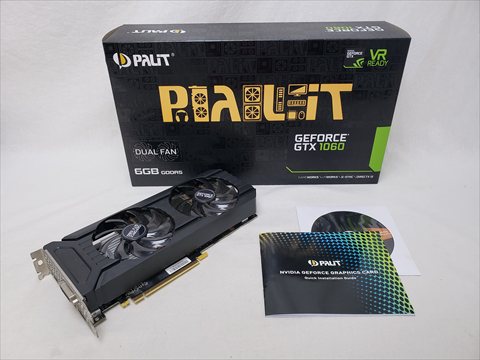 GeForce GTX1060 6GB DUAL /NE51060015J9-1061D 各サイトで併売につき売切れのさいはご容赦願います。