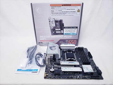 B650M GAMING PLUS WIFI 各サイトで併売につき売切れのさいはご容赦願います。