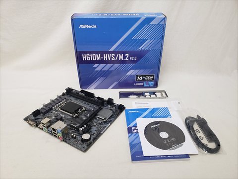 H610M-HVS/M.2 R2.0 各サイトで併売につき売切れのさいはご容赦願います。