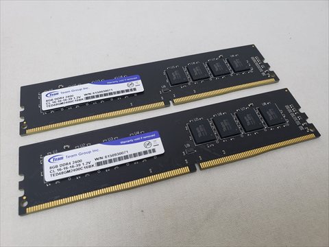 PC4-19200(DDR4 2400) 8GB x2 /バルク 各サイトで併売につき売切れのさいはご容赦願います。