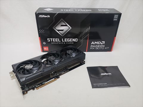 [保証確認] RX 9070 XT STEEL LEGEND DARK 16GB (RX9070XT SLD 16G) 各サイトで併売につき売切れのさいはご容赦願います。