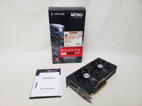 SA-RX480-8GD5N001/11260-07-20G (NITRO+ RADEON RX 480 8G GDDR5 PCI-E DUAL HDMI / DVI-D / DUAL DP) 各サイトで併売につき売切れのさいはご容赦願います。