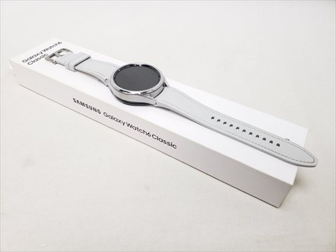 SAMSUNG Galaxy Watch6 Classic 47mm SM-R960NZSAXJP シルバー 各サイトで併売につき売切れのさいはご容赦願います。