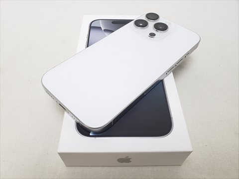 iPhone16 Pro 128GB ホワイトチタニウム /MYMW3J/A 【国内版 SIMFREE】 各サイトで併売につき売切れのさいはご容赦願います。
