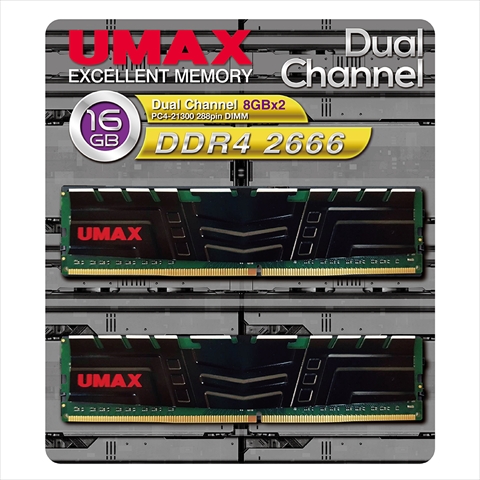 UM-DDR4D-2666-16GBHS ヒートシンクあり　☆1個まで￥300ネコポス対応可能！