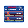 UM-DDR3D-1600-8GBHS ヒートシンクあり　☆1個まで￥250クリックポスト対応可能！