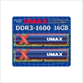 UM-DDR3D-1600-16GBHS ヒートシンクあり　☆1個まで￥300ネコポス対応可能！