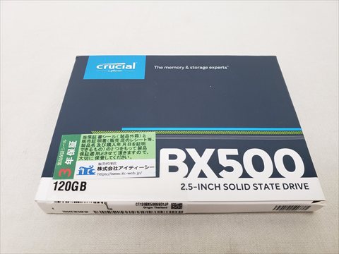 CT120BX500SSD1 各サイトで併売につき売切れのさいはご容赦願います。